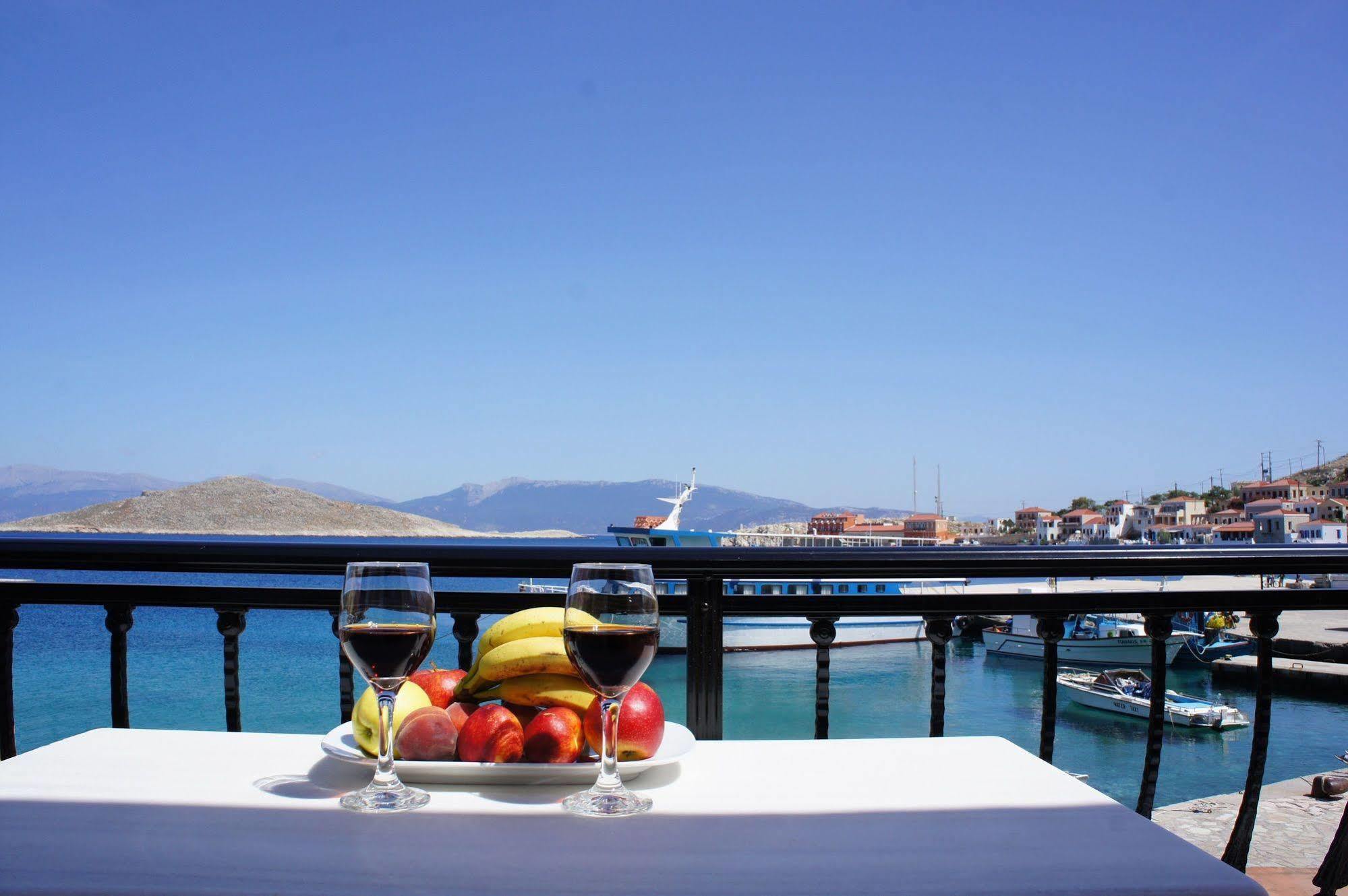 Aegean View Villas Chalki Town Bagian luar foto