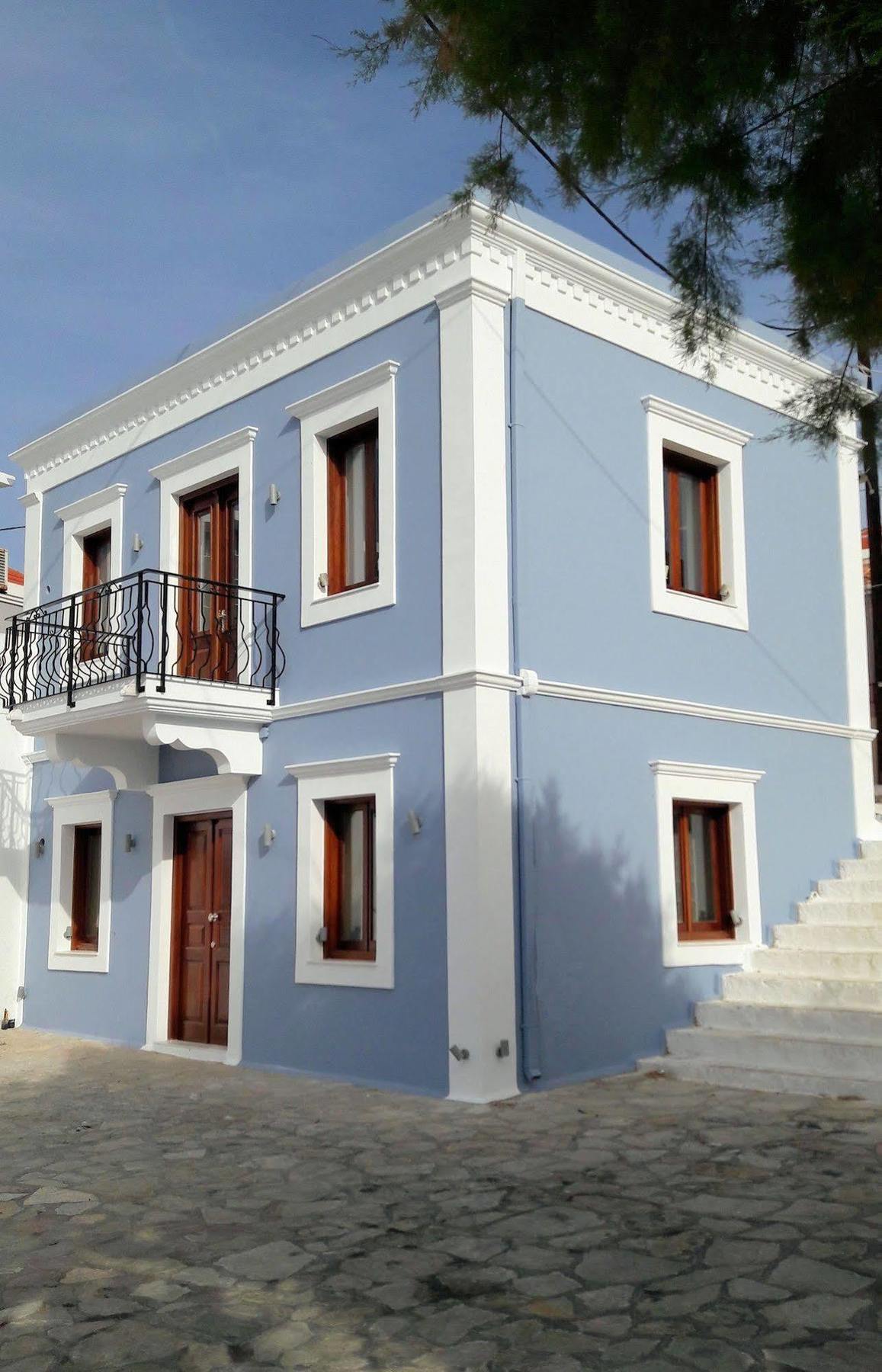 Aegean View Villas Chalki Town Bagian luar foto