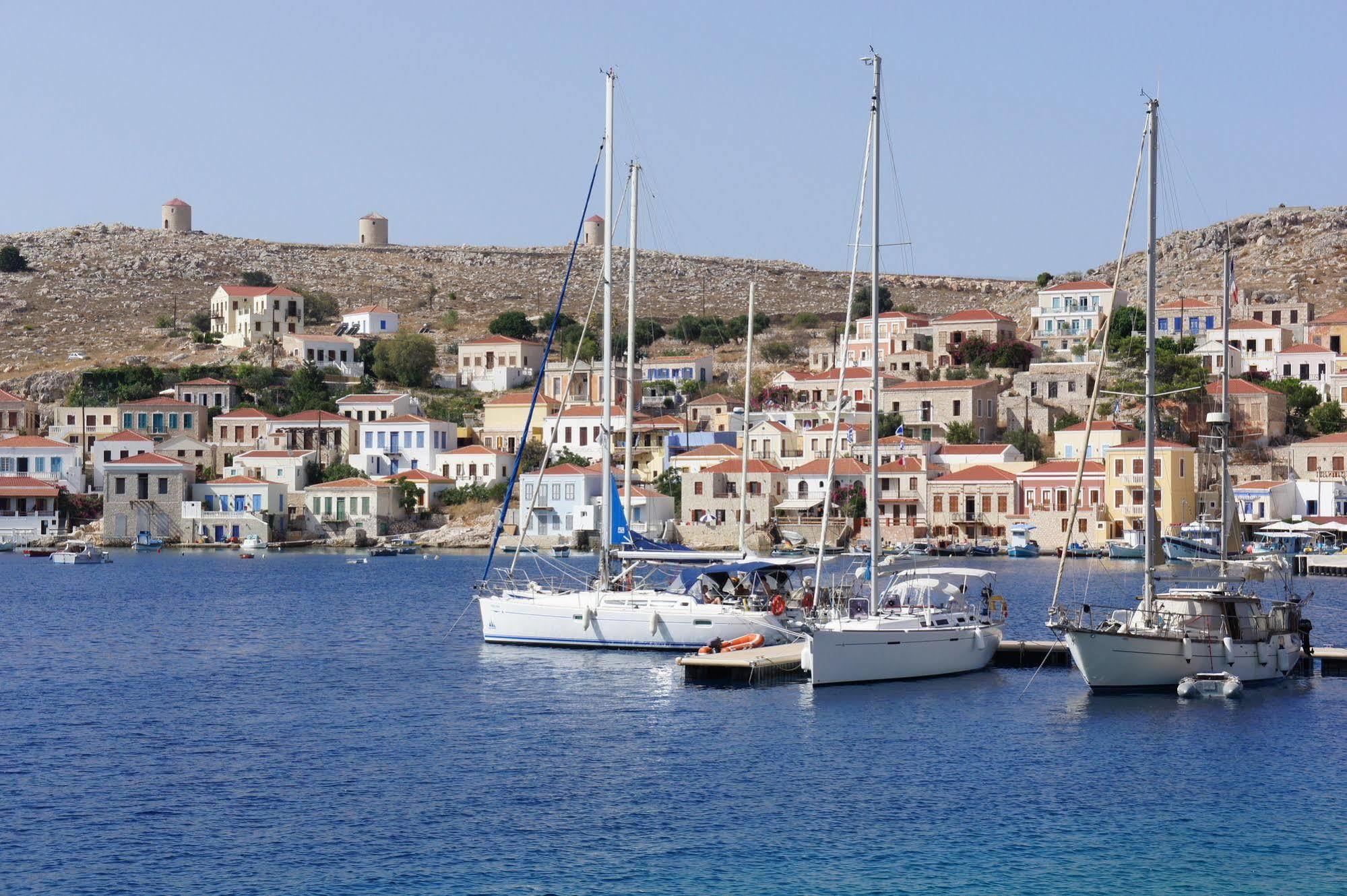 Aegean View Villas Chalki Town Bagian luar foto