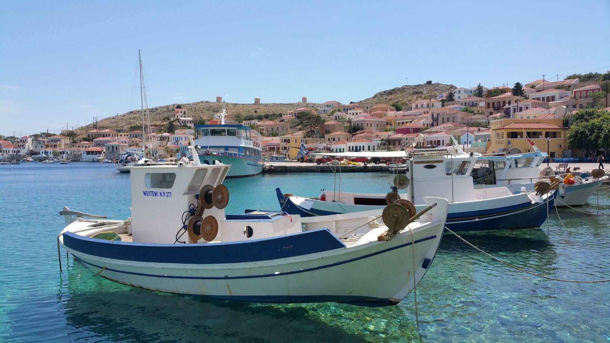 Aegean View Villas Chalki Town Bagian luar foto
