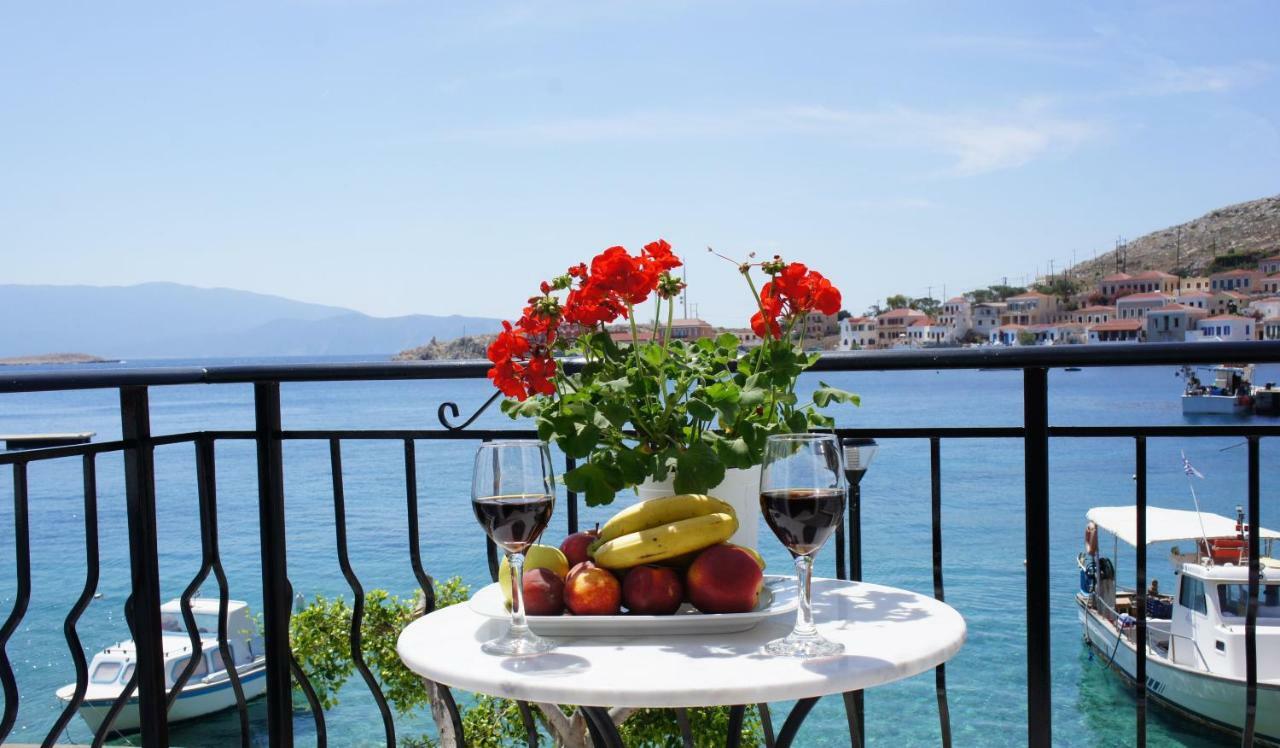 Aegean View Villas Chalki Town Bagian luar foto
