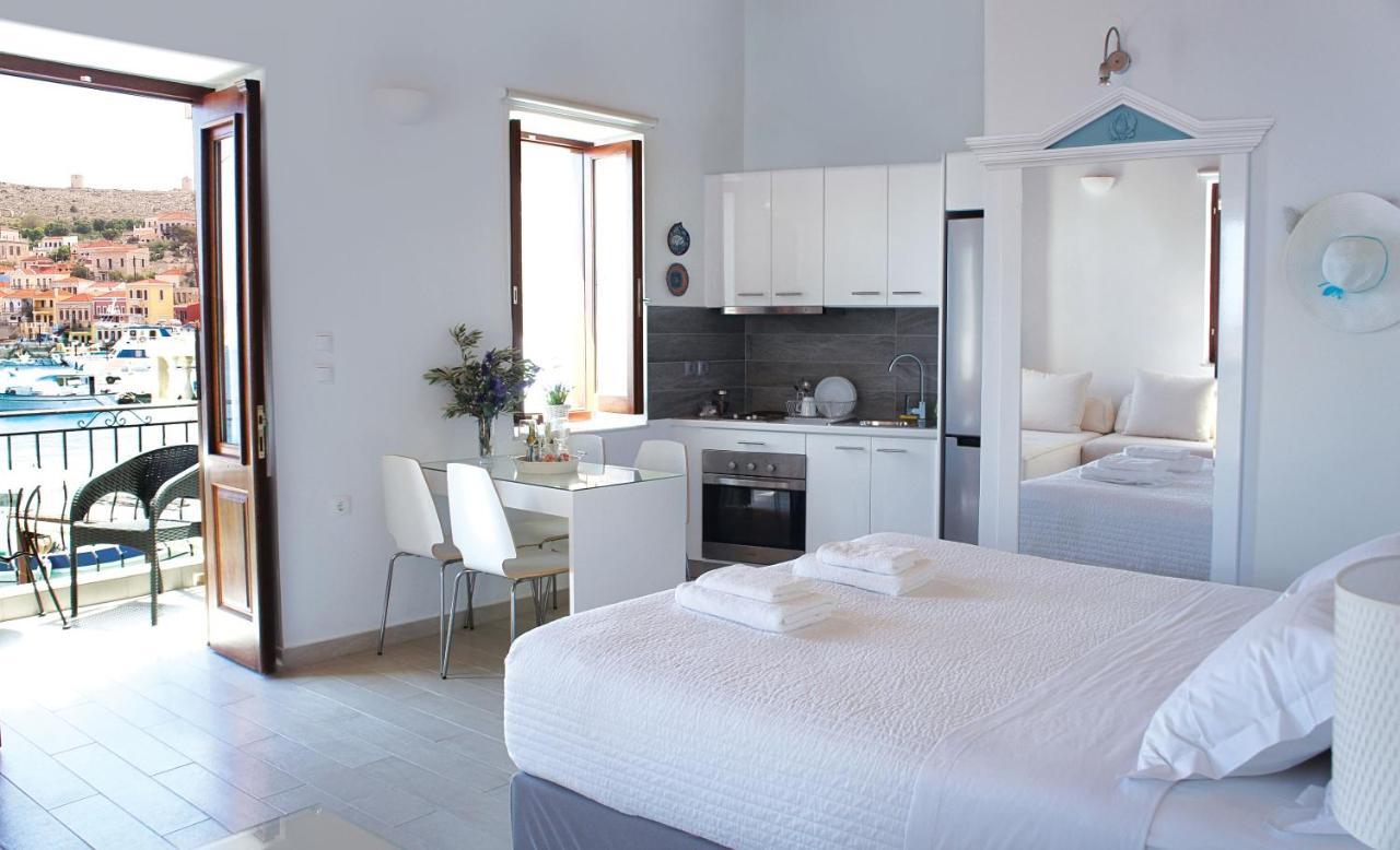 Aegean View Villas Chalki Town Bagian luar foto